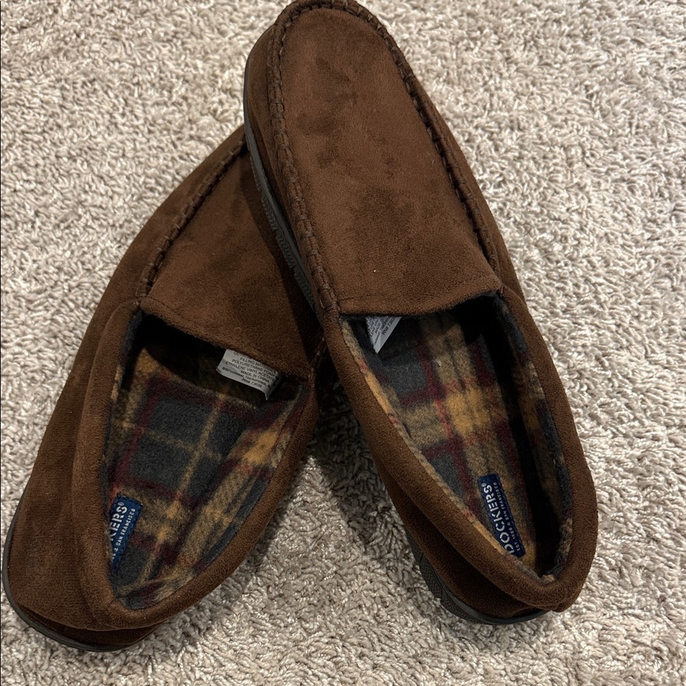 Dockers Men's Rich Brown Suede Loafers - Picture 5 of 8
